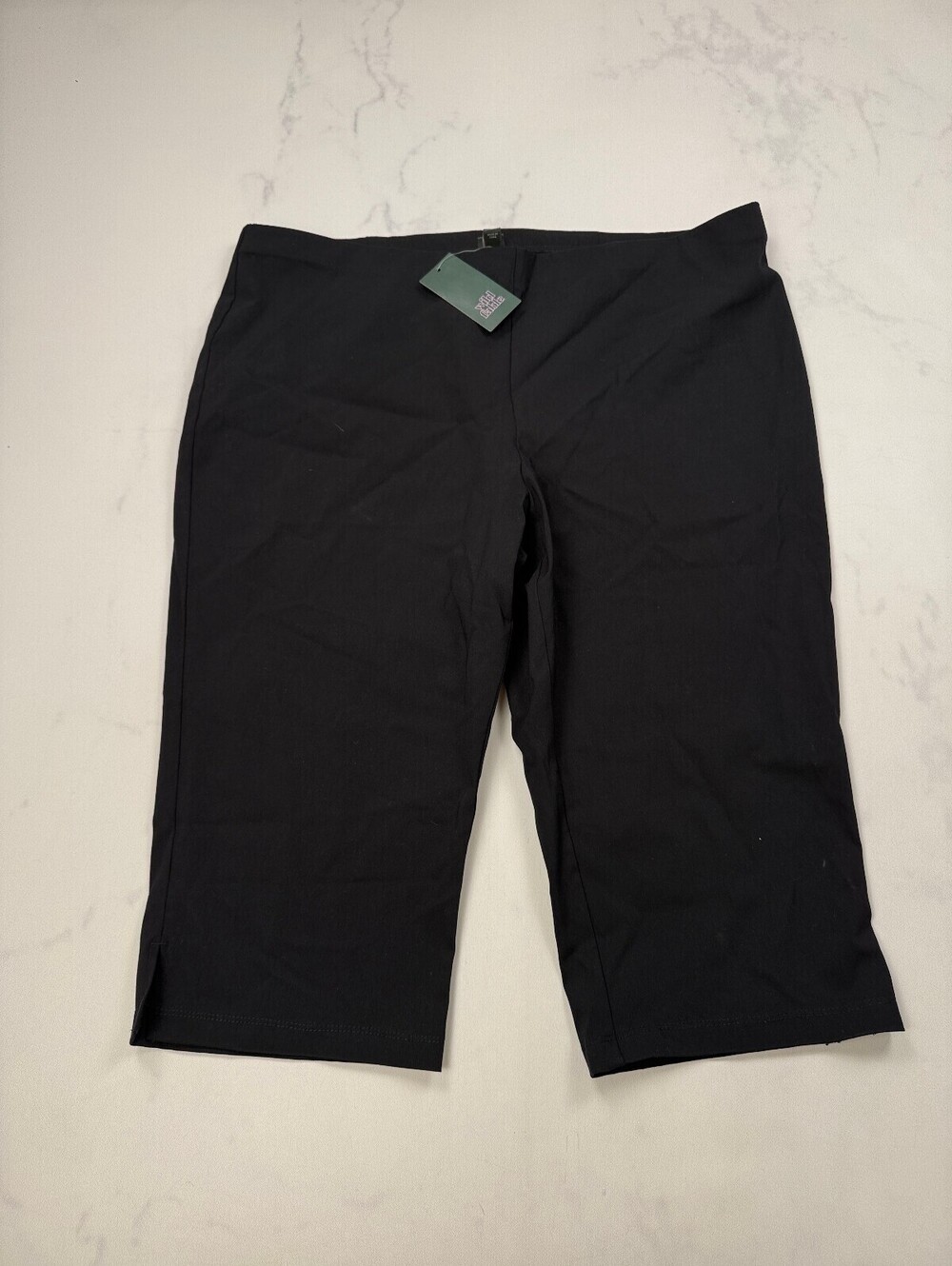 Wild Fable Capri Pants Black 90s VTG Pull-On - Womens XXL